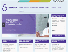 Tablet Screenshot of emana.net